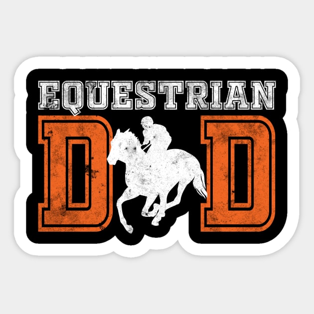 Equestrian Dad Sticker by mazurprop